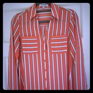 Express Portofino Shirt Button Down Blouse XSmall